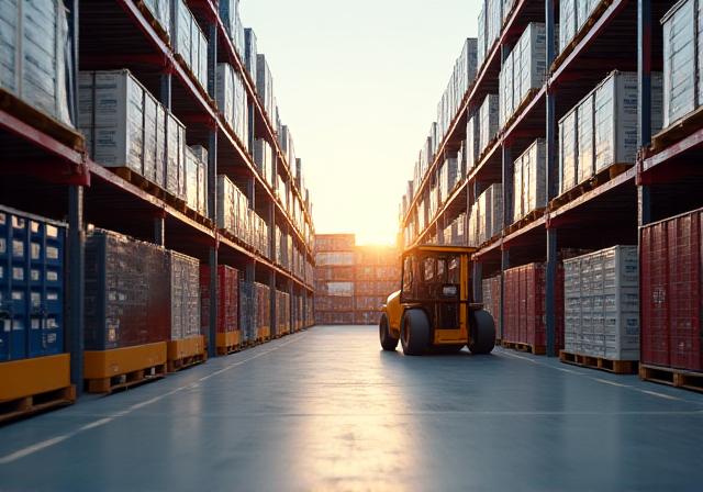 Freight forwarding staging area