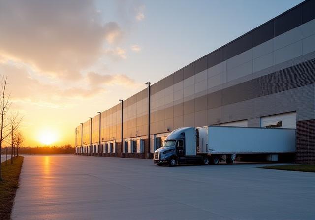 Loading docks at A