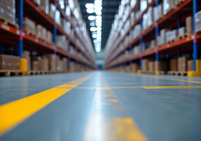Warehouse floor plan overview